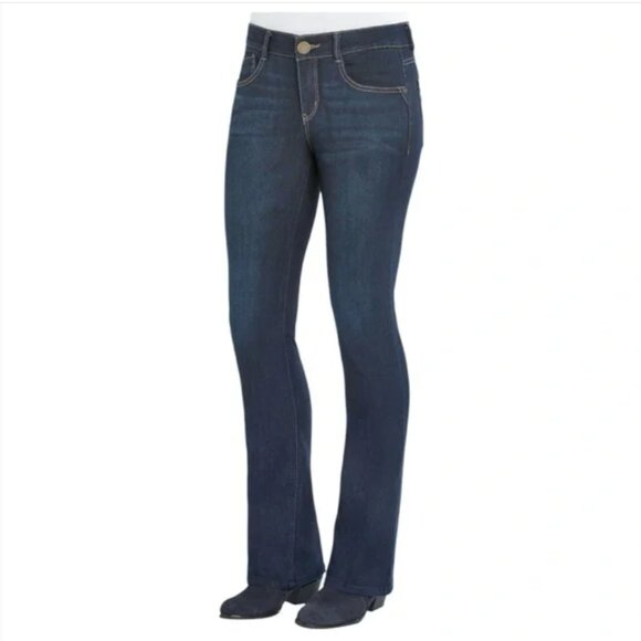 NWT Democracy Stitch Fix Kathryn Ab Solution Itty Bitty Bootcut Jean Size 6P - Picture 1 of 9